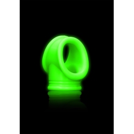 Cockring  Ball Strap - Glow in the Dark