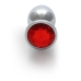 Round Gem Butt Plug - Medium