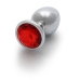Round Gem Butt Plug - Large