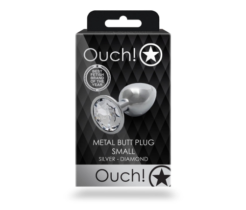 Round Gem Butt Plug - Small