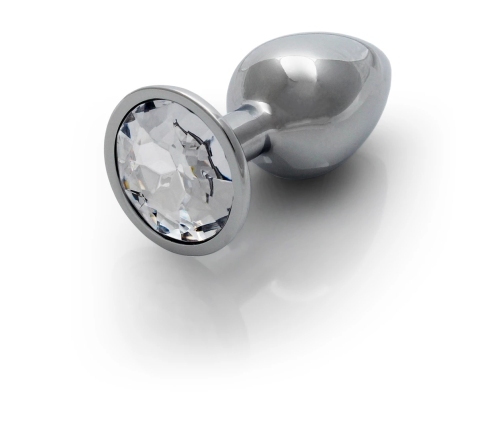 Round Gem Butt Plug - Small