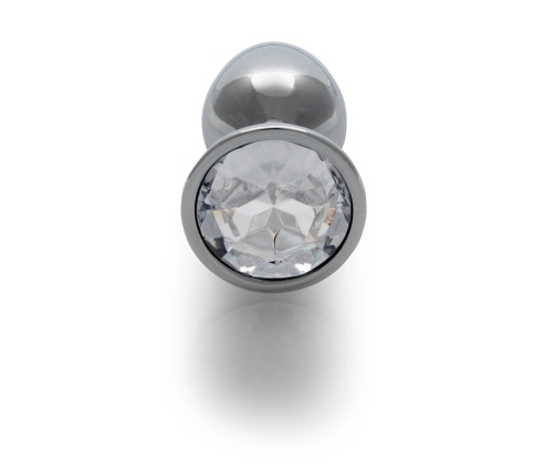 Round Gem Butt Plug - Small