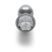 Round Gem Butt Plug - Small