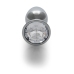 Round Gem Butt Plug - Small