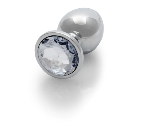 Round Gem Butt Plug - Large