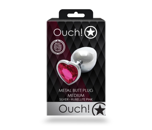 Heart Gem Butt Plug - Medium