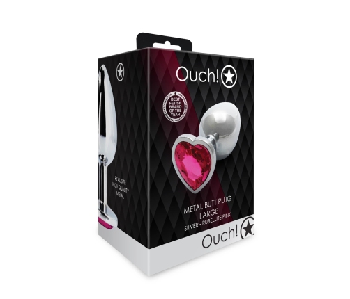 Heart Gem Butt Plug - Large