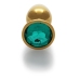 Round Gem Butt Plug - Small
