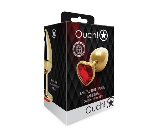Heart Gem Butt Plug - Medium