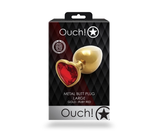 Heart Gem Butt Plug - Large