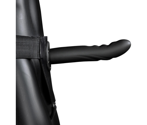 Textured Curved Hollow Strap-On - 8 / 20 cm
