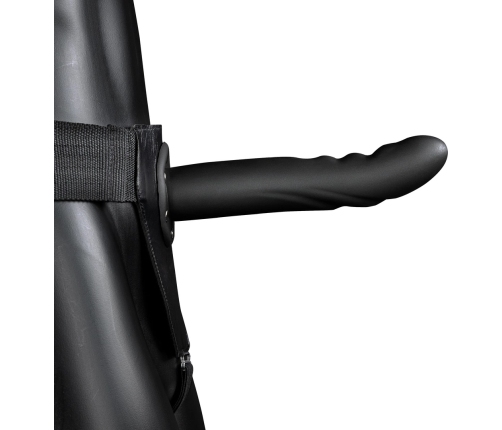 Textured Curved Hollow Strap-On - 8 / 20 cm
