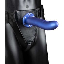Textured Curved Hollow Strap-On - 8 / 20 cm