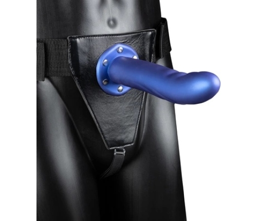 Textured Curved Hollow Strap-On - 8 / 20 cm