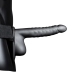 Ribbed Hollow Strap-On with Balls - 8 / 21 cm