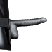 Ribbed Hollow Strap-On with Balls - 8 / 21 cm