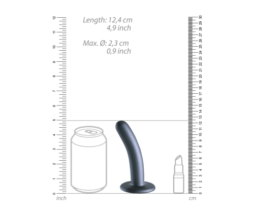 Smooth Silicone G-Spot Dildo - 5'' / 12 cm