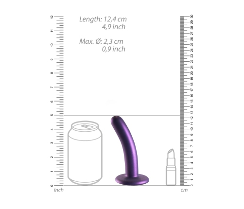 Smooth Silicone G-Spot Dildo - 5'' / 12 cm