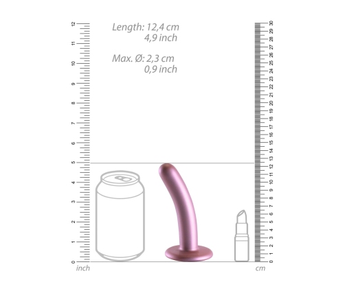 Smooth Silicone G-Spot Dildo - 5'' / 12 cm