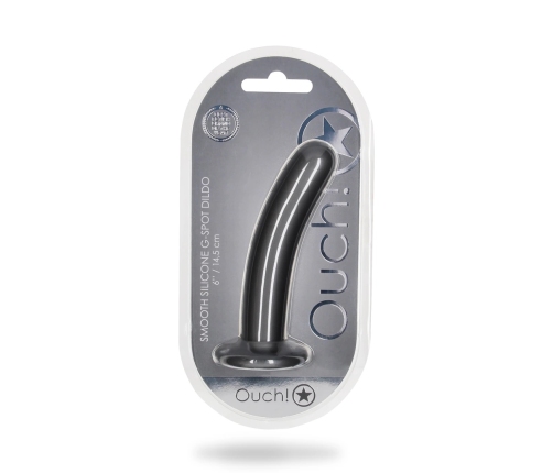 Smooth Silicone G-Spot Dildo - 6'' / 14,5 cm