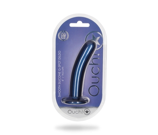Smooth Silicone G-Spot Dildo - 6'' / 14,5 cm