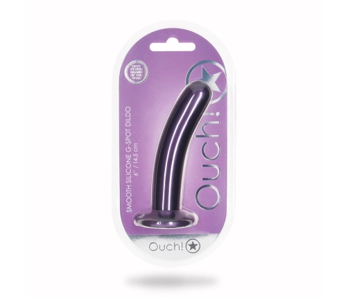 Smooth Silicone G-Spot Dildo - 6'' / 14,5 cm