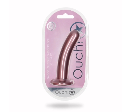 Smooth Silicone G-Spot Dildo - 6'' / 14,5 cm