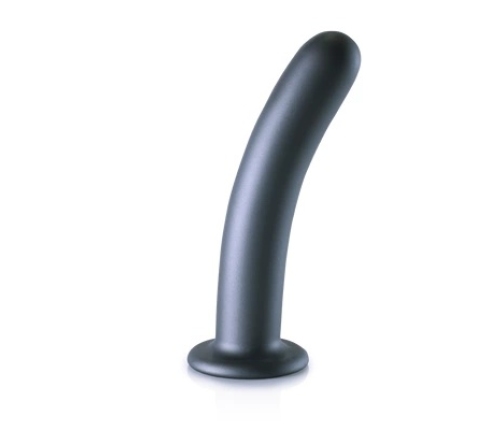 Smooth Silicone G-Spot Dildo - 7'' / 17 cm