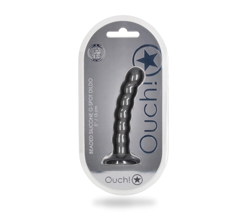 Beaded Silicone G-Spot Dildo - 5'' / 13 cm