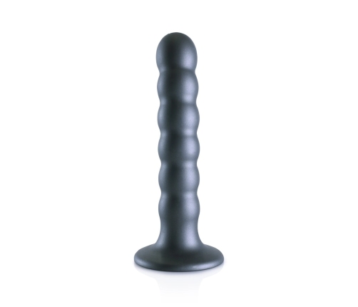 Beaded Silicone G-Spot Dildo - 5'' / 13 cm