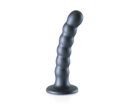 Beaded Silicone G-Spot Dildo - 5'' / 13 cm