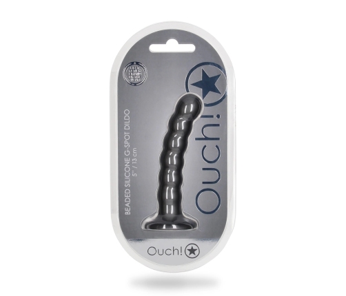 Beaded Silicone G-Spot Dildo - 5'' / 13 cm