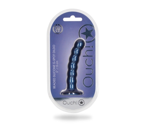 Beaded Silicone G-Spot Dildo - 5'' / 13 cm
