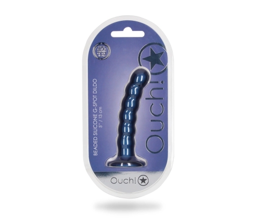 Beaded Silicone G-Spot Dildo - 5'' / 13 cm