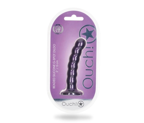 Beaded Silicone G-Spot Dildo - 5'' / 13 cm