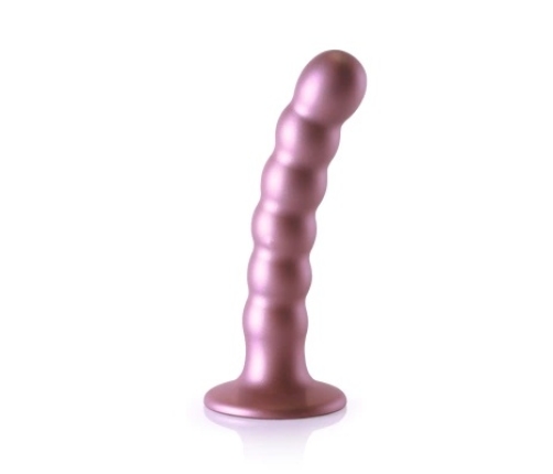 Beaded Silicone G-Spot Dildo - 5'' / 13 cm