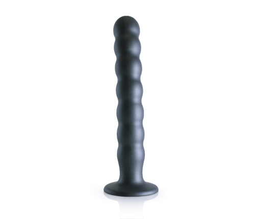 Beaded Silicone G-Spot Dildo - 8'' / 20,5 cm