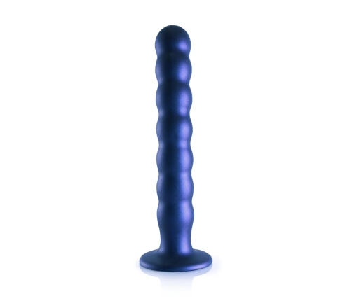 Beaded Silicone G-Spot Dildo - 8'' / 20,5 cm