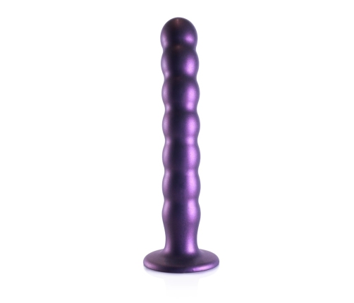 Beaded Silicone G-Spot Dildo - 8'' / 20,5 cm