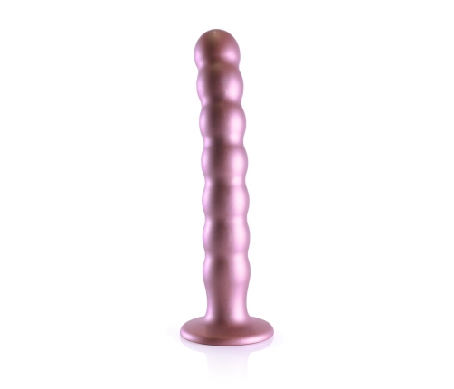 Beaded Silicone G-Spot Dildo - 8'' / 20,5 cm