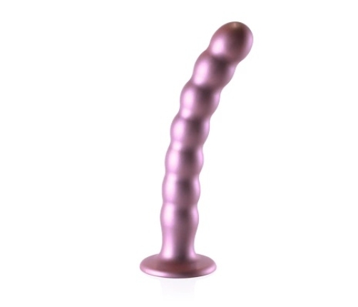 Beaded Silicone G-Spot Dildo - 8'' / 20,5 cm