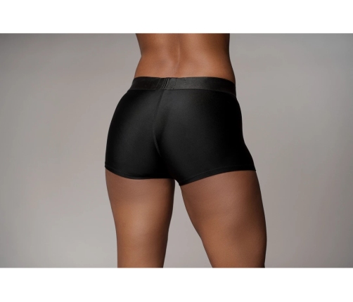 Vibrating Strap-on Boxer - M/L - Black