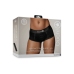Vibrating Strap-on Brief - M/L - Black