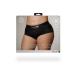 Vibrating Strap-on Brief - XL/XXL - Black