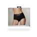 Vibrating Strap-on Brief - XS/S - Black