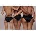 Vibrating Strap-on High-cut Brief - M/L - Black