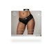 Vibrating Strap-on High-cut Brief - M/L - Black