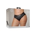 Vibrating Strap-on High-cut Brief - XL/XXL - Black