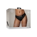 Vibrating Strap-on Hipster - M/L - Black