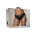 Vibrating Strap-on Hipster - M/L - Black
